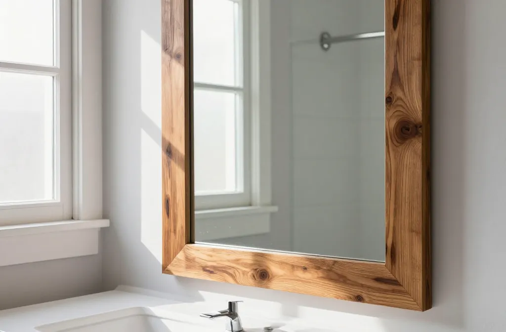 How to Upgrade Builder-Grade Bathroom Mirrors with a Diy Wood Frame Upgrade?