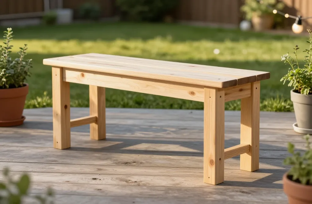 How to Build a Simple 2x4 Outdoor Bench for Under $35 (Beginner Plans) in a Weekend